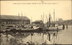 Inner Basin At New Harbor Postcard