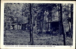 Honeysuckle Lane Bungalows Milford, PA Postcard Postcard