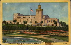 Zembo Mosque From Italian Gardens Postcard