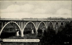Viaduct On U. S. Route 20 Ashtabula, OH Postcard Postcard