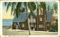 Christ Church Panama Postcard Postcard