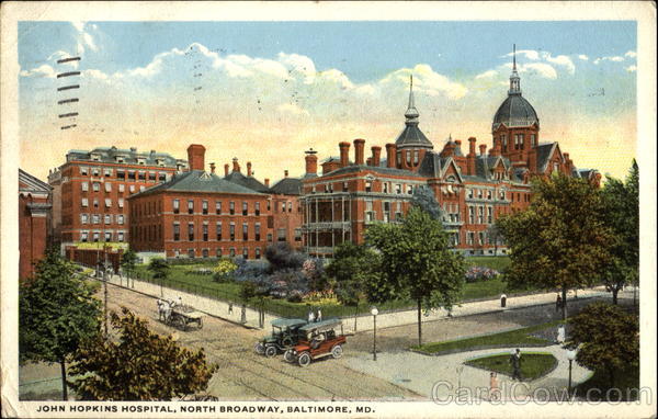 John Hopkins Hospital, North Broadway Baltimore Maryland