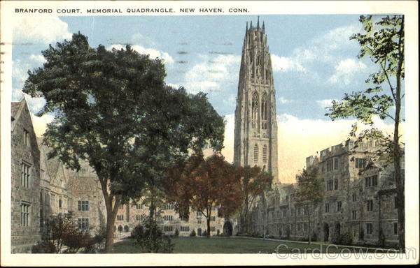 Branford Court Memorial Quadrangle New Haven Connecticut