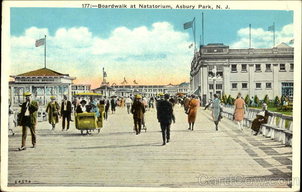 Boardwalk At Natatorium Asbury Park New Jersey