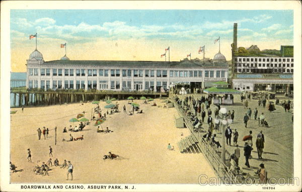 Boardwalk And Casino Asbury Park New Jersey