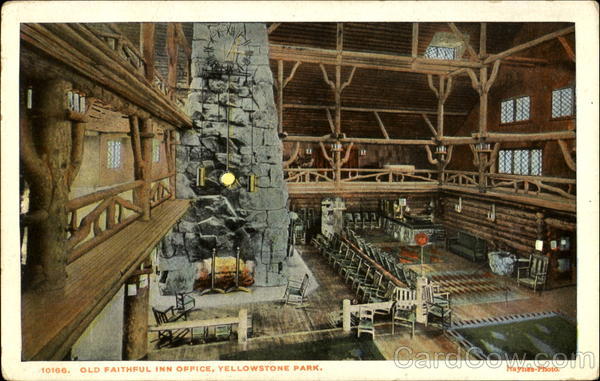 Old Faithful Inn Office Yellowstone National Park