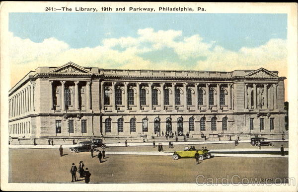 The Library, 19th and parkway Philadelphia Pennsylvania