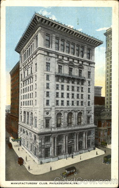 Manufacturers Club Philadelphia Pennsylvania