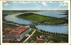 Washington Harbor And Potomac River Postcard
