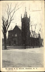 St. James R. C. Church Chatham, NY Postcard Postcard