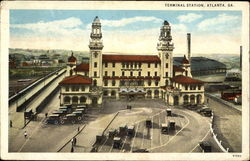 Terminal Station Atlanta, GA Postcard Postcard