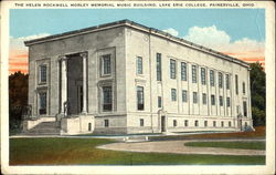 The Helen Rockwell Morley Memorial Music Building, Lake Erie College Painesville, OH Postcard Postcard