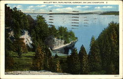 Mallett Bay On Lake Champlain Postcard