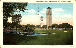 Quadrangle Fort Sam Houston Postcard