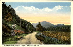 Warrior Mountain From Pacolet Valley Postcard