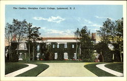 The Casino, Georgian Court College Lakewood, NJ Postcard Postcard