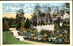 The Terrace, Georgian Court Lakewood, NJ Postcard Postcard