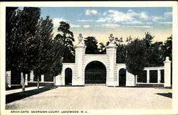 Arch Gate, Georgian Court Postcard
