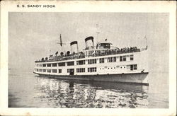 SS Sandy Hook Postcard