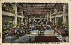 Davenport Hotel Postcard