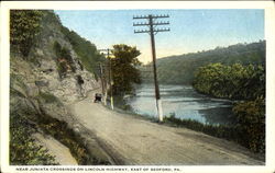 Near Juniata Crossing On Lincoln Highway Bedford, PA Postcard Postcard