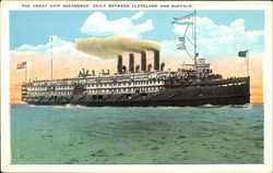 The Great Ship Seeandbee Boats, Ships Postcard Postcard