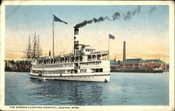 The Boston Floating Hospital Postcard