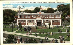 Hampden County Improvement League Building Springfield, MA Postcard Postcard