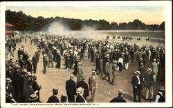 The Finish Saratoga Race Track Postcard