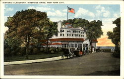Historic Claremont, Riverside Drive Postcard
