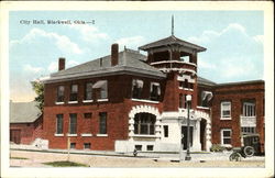 City Hall Blackwell, OK Postcard Postcard