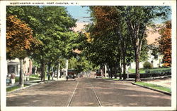 Westchester Avenue Port Chester, NY Postcard Postcard