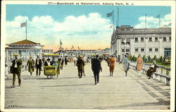 Boardwalk At Natatorium Postcard