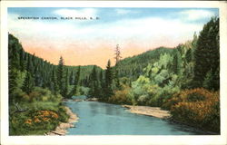 Spearfish Canyon Black Hills, SD Postcard Postcard