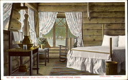 Bed Room Old Faithful Inn Postcard