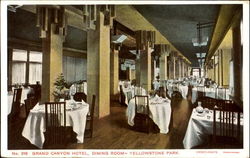 Grand Canyon Hotel Dining Room Postcard