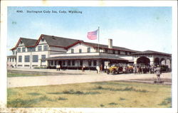 Burlington Cody Inn Wyoming Postcard Postcard