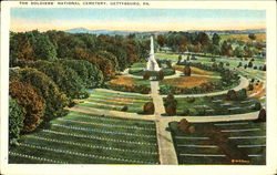 The Soldiers National Cemetery Gettysburg, PA Postcard Postcard