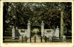 Washington Gate Entrance To Cambridge Common Postcard