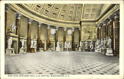 East Side Statuary Hall, U. S. Capitol Postcard