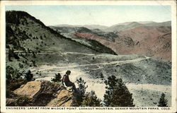 Engineers Lariat From Wildcat Point Scenic, CO Postcard Postcard