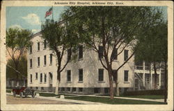 Arkansas City Hospital Postcard Postcard