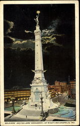 Soldiers And Sailors Monument Postcard