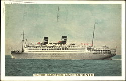 Turbo Electric Liner Oriente Postcard