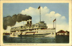 SS Kingston On The Thousand Island Trip Postcard