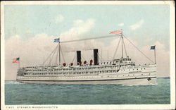Steamer Massachusetts Postcard