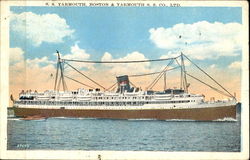 SS Yarmouth Boston & Yarmouth S. S. Co. Postcard
