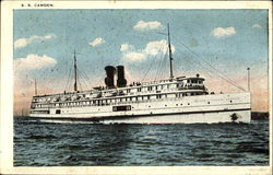 SS Camden Postcard