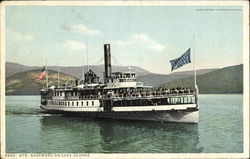 Str. Sagamore On Lake George Postcard