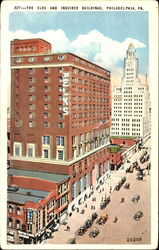 The Elks And Inquirer Buildings Postcard